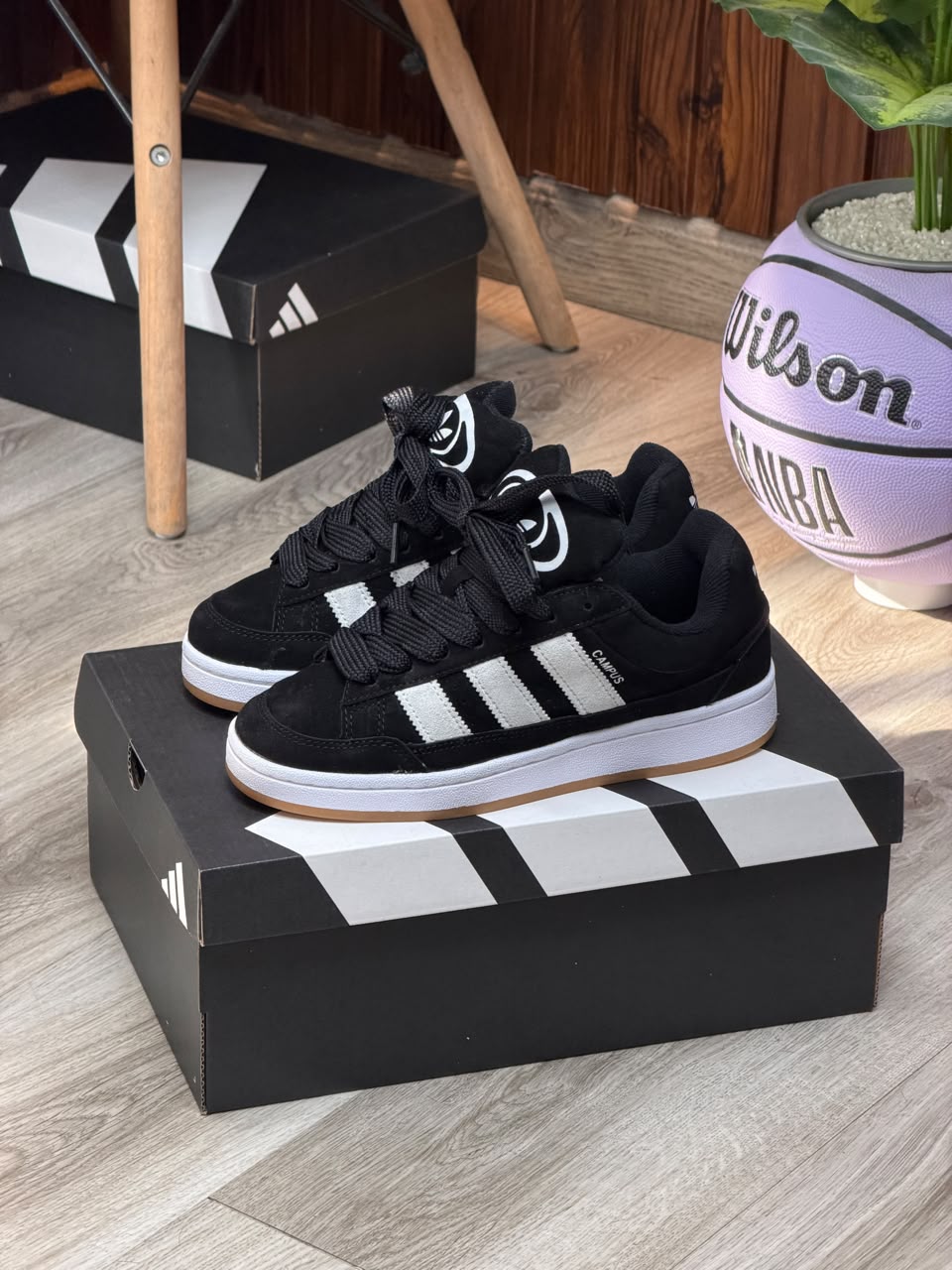 Adidas Campus Negro - Foto original