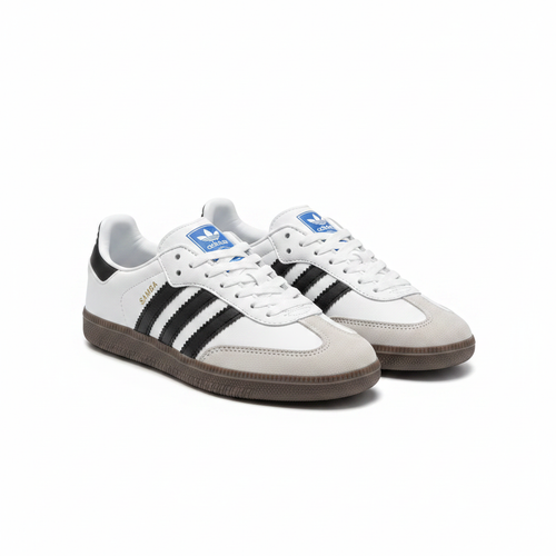 Adidas Samba Clásica par completo fondo blanco