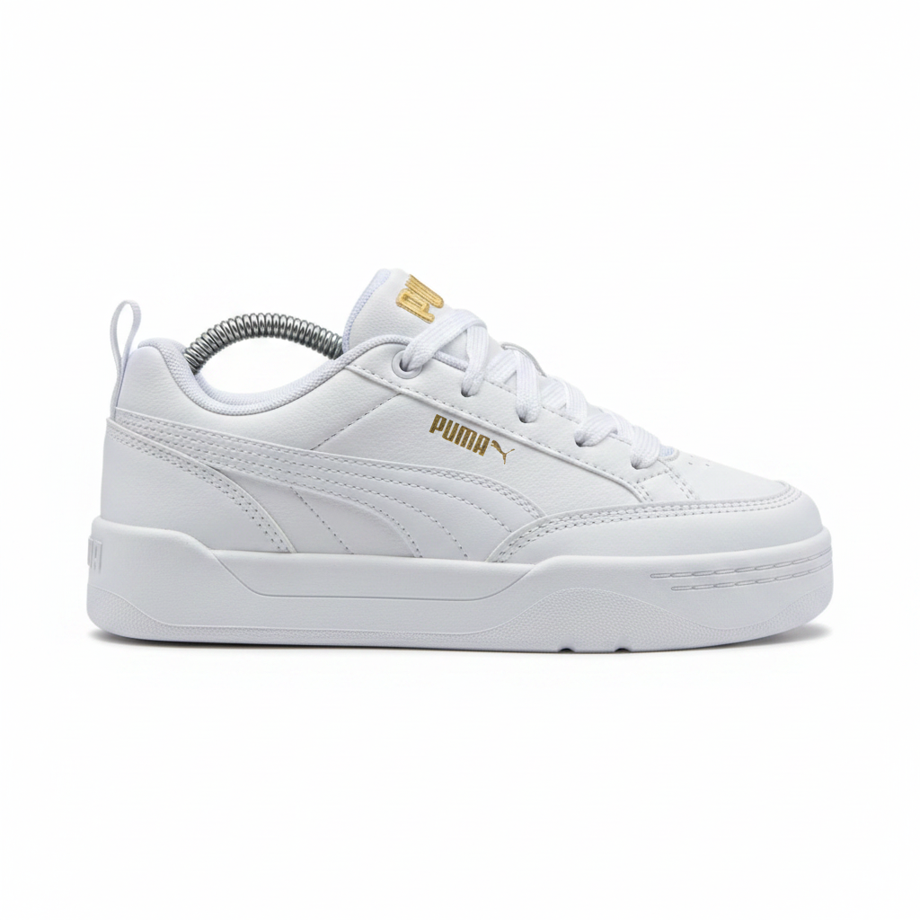 Puma Park Blanco Dorado - Vista Lateral