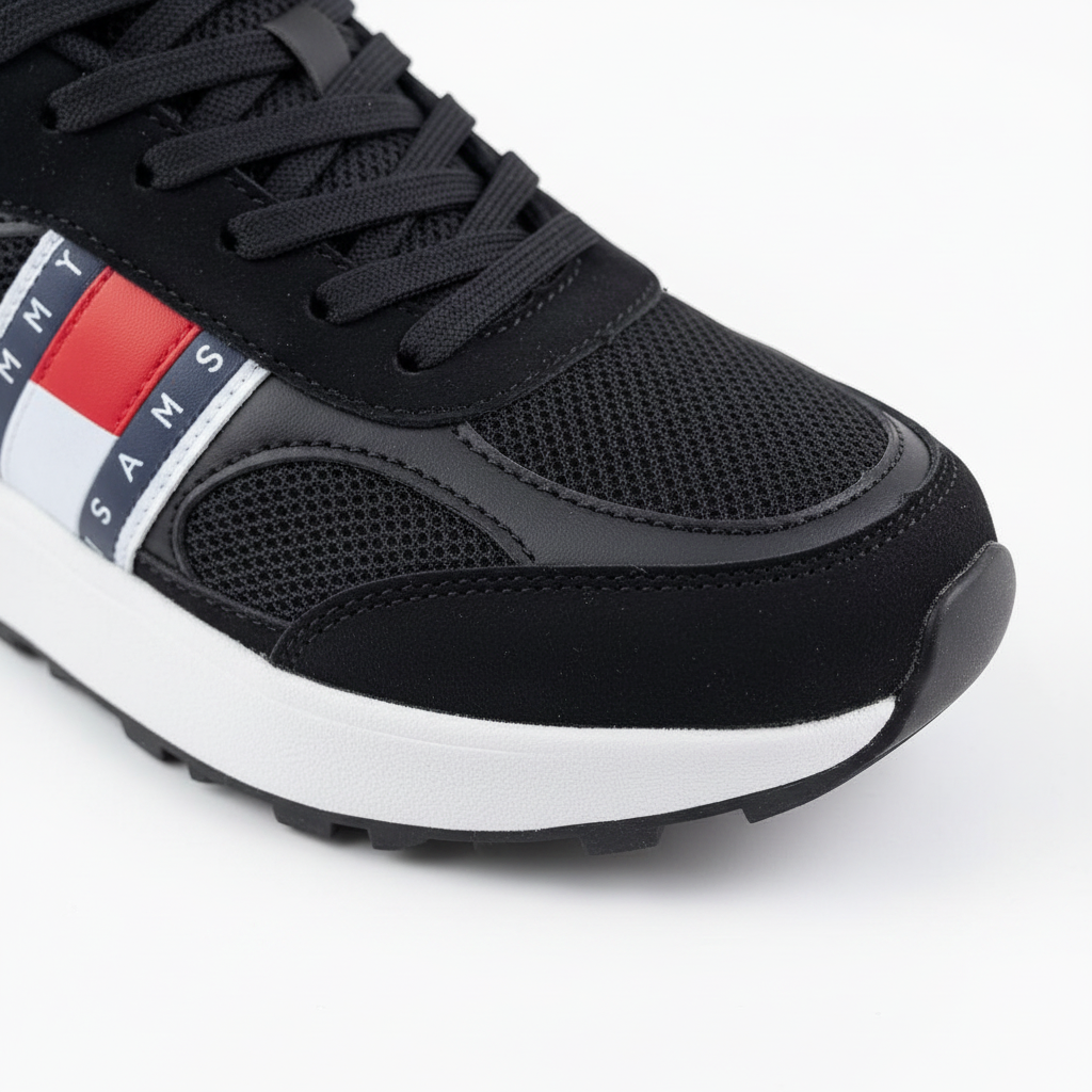 Tommy Hilfiger Clásica detalle logo fondo blanco