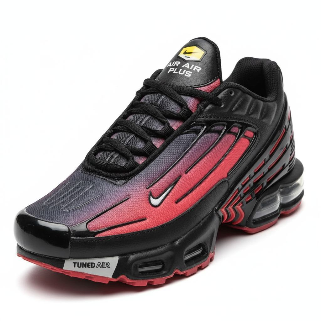 NK Air Max Plus III Negro Rojo - Detalle