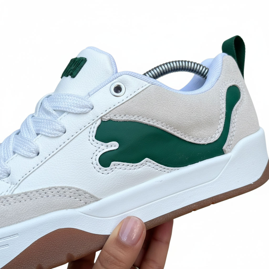 Puma Park Blanco Verde - Detalle