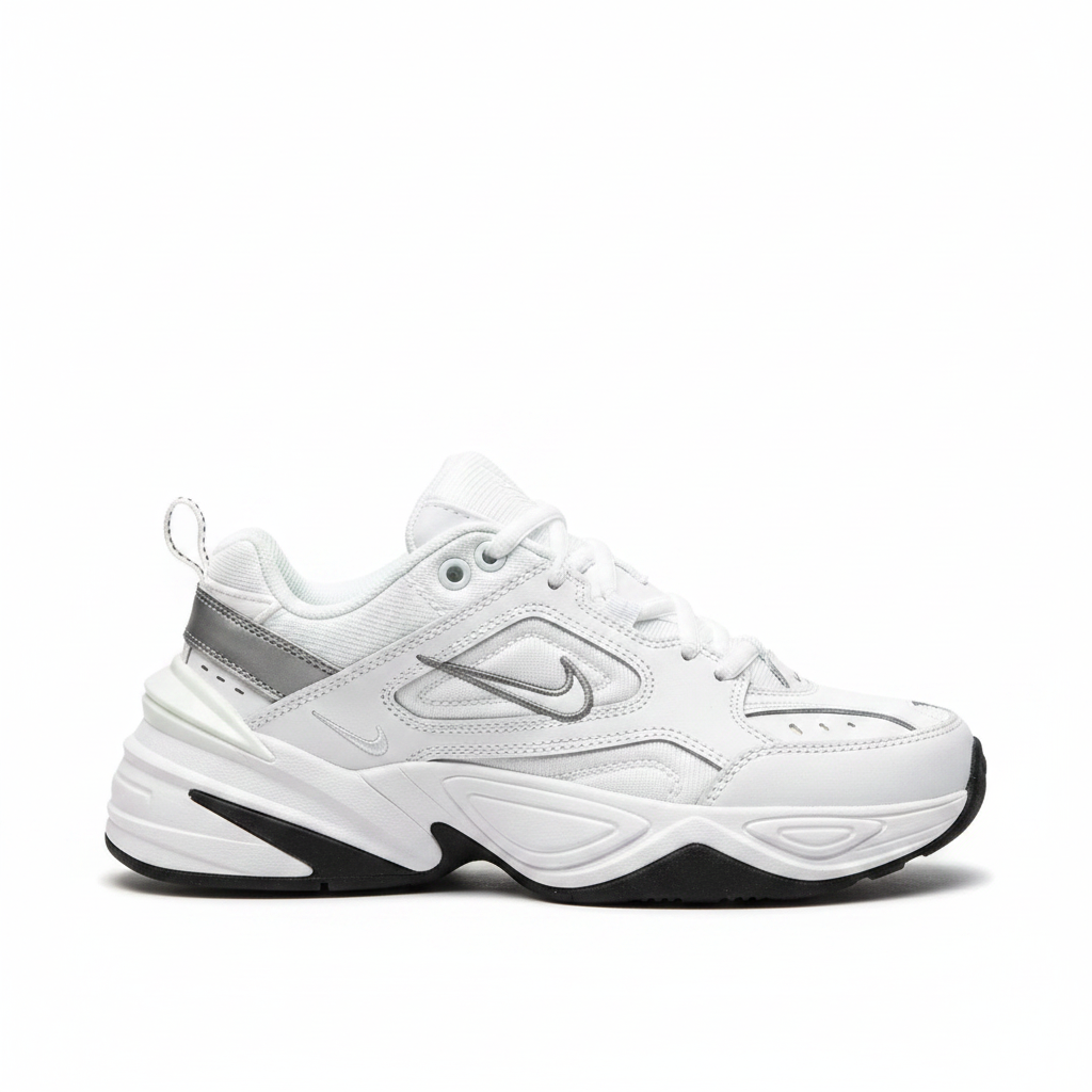 Nike Tekno Dama vista lateral fondo blanco