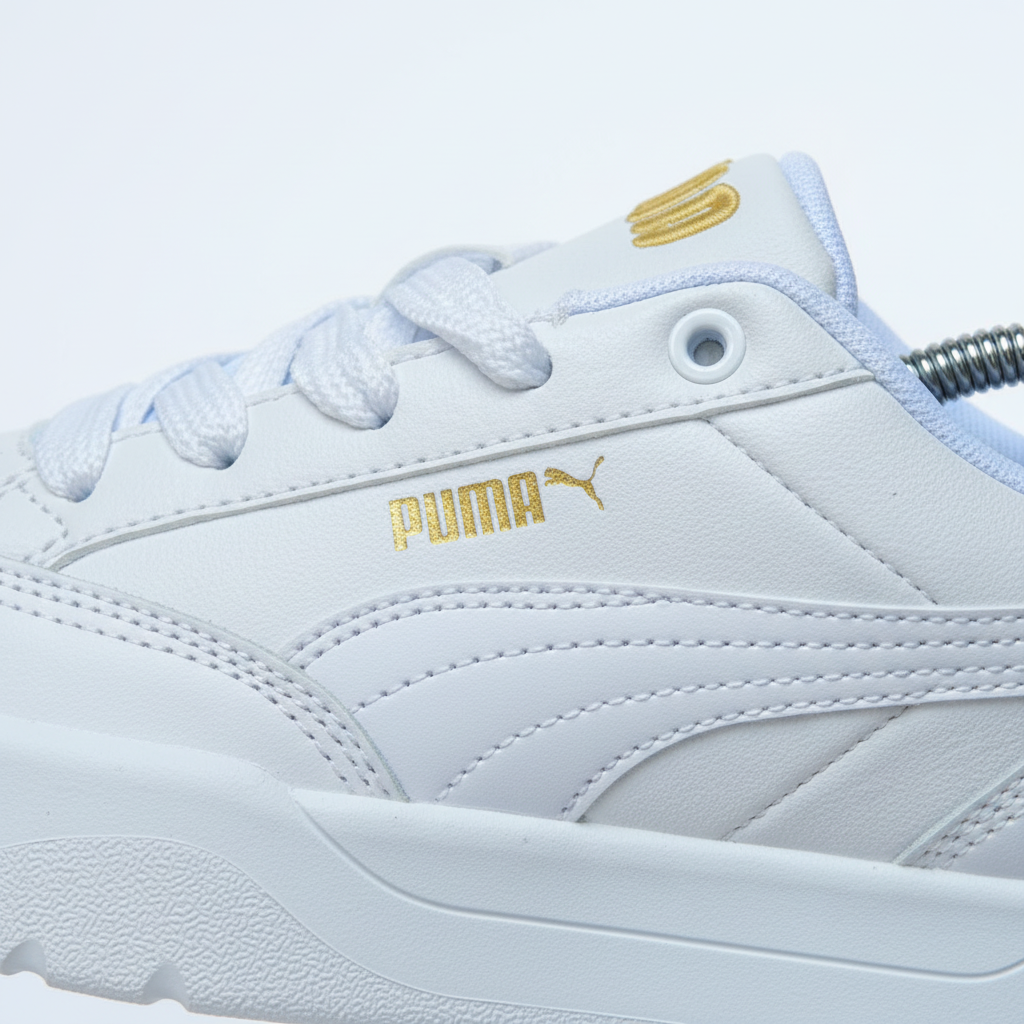 Puma Park Blanco Dorado - Detalle