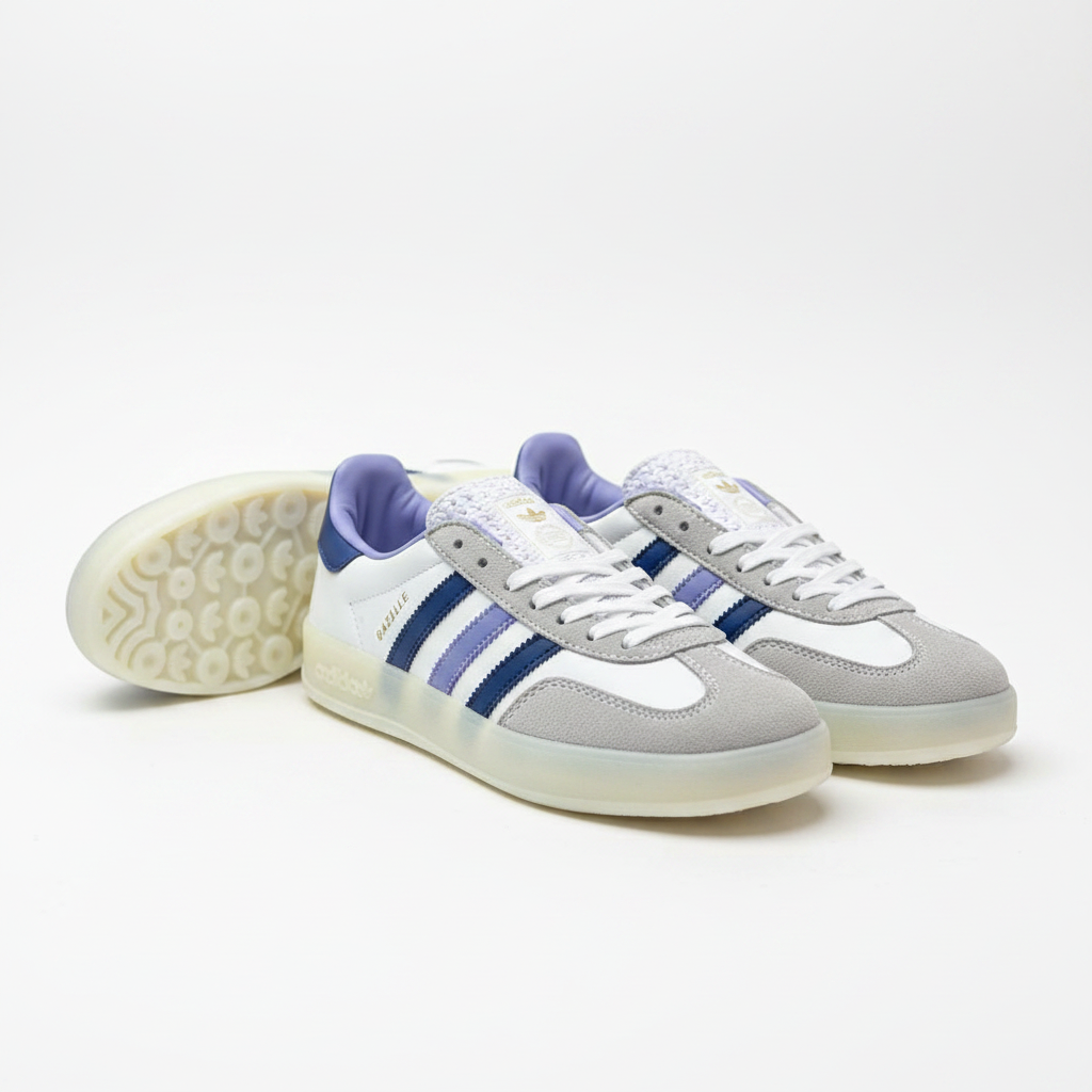 Adidas Gazelle par completo fondo blanco