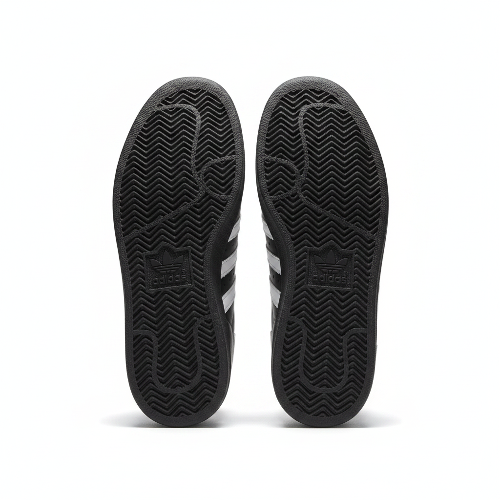 Adidas Superstar Negro Blanco suela