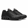 Nike Shox R4 Todo Negro - Vista Lateral