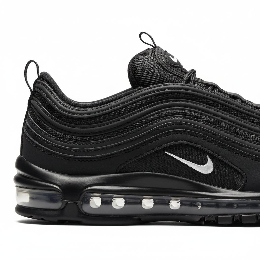 NK Air Max 97 Negro Total - Detalle