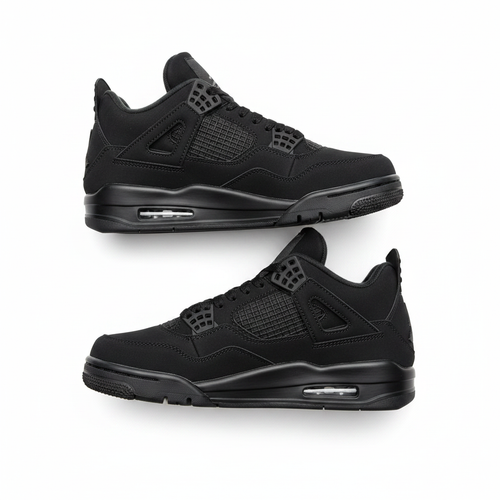 Air Jordan 4 Black Cat vista lateral