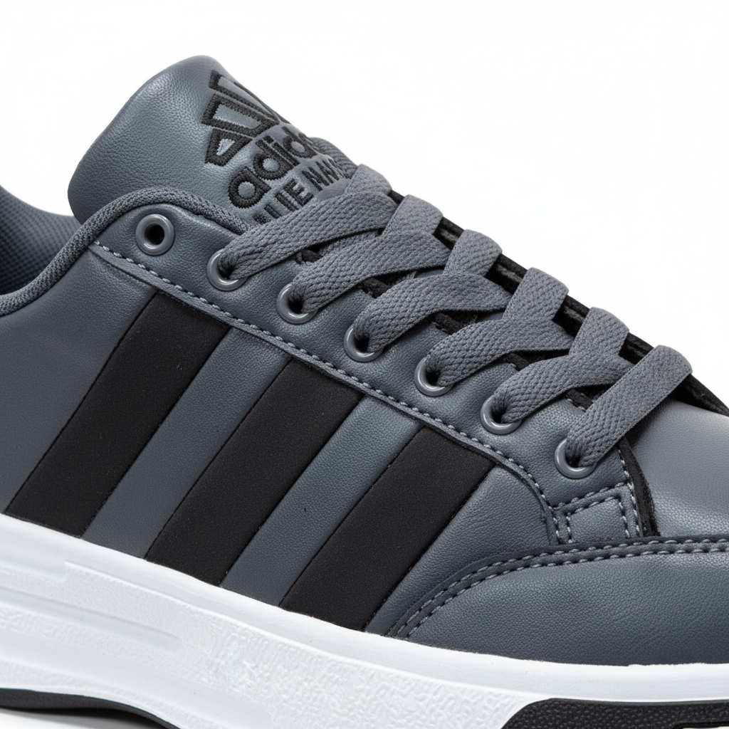 Adidas Nastase Gris Negro - Detalle