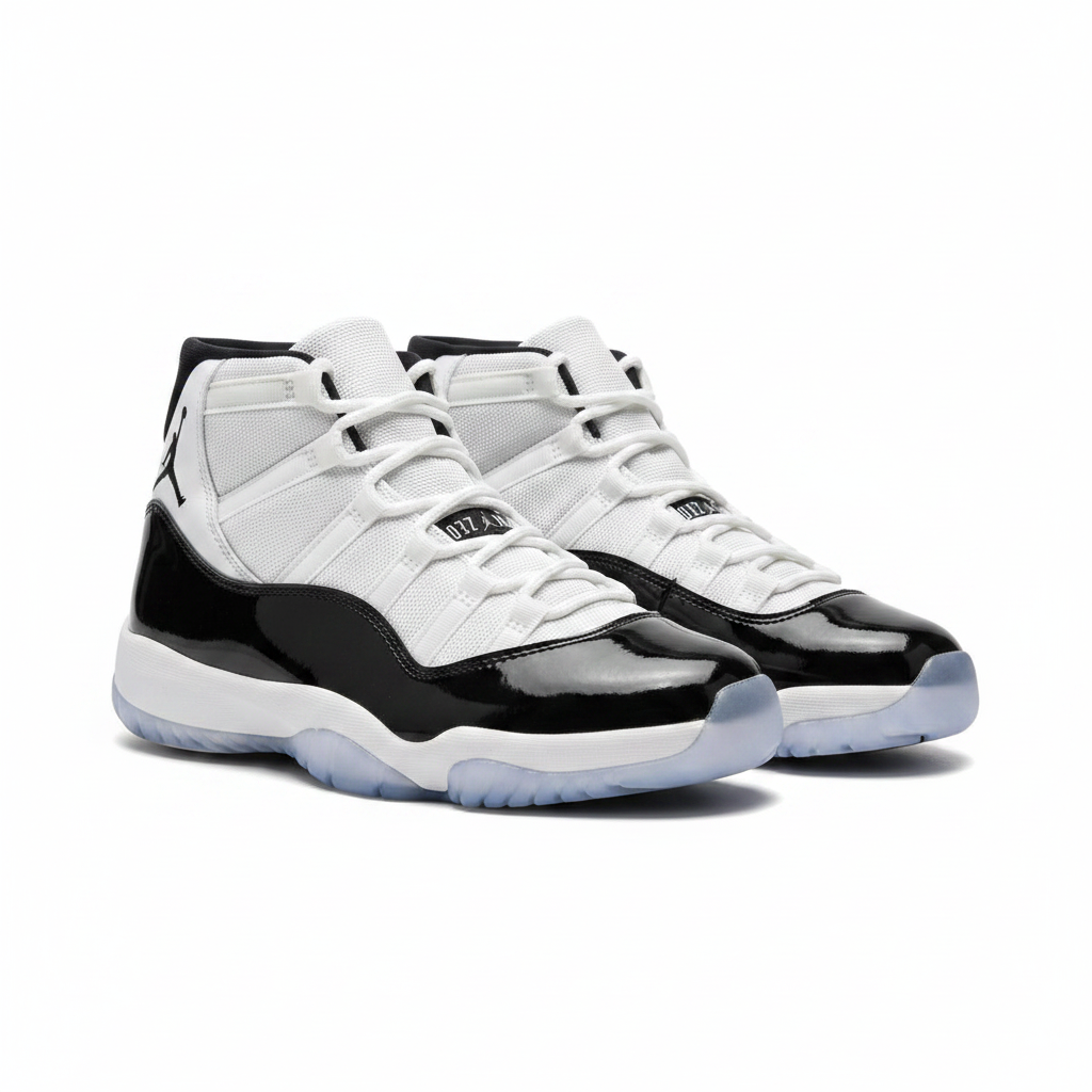 JRDN 11 Retro Concord - Par completo fondo blanco