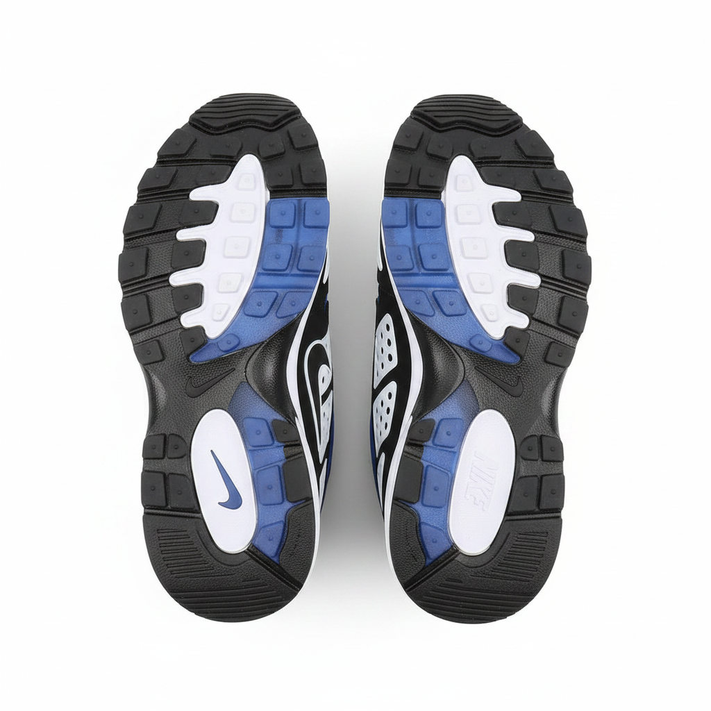 Nike Sunder Azul vista suela fondo blanco
