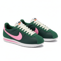 Nike Cortez Verde Rosa par completo