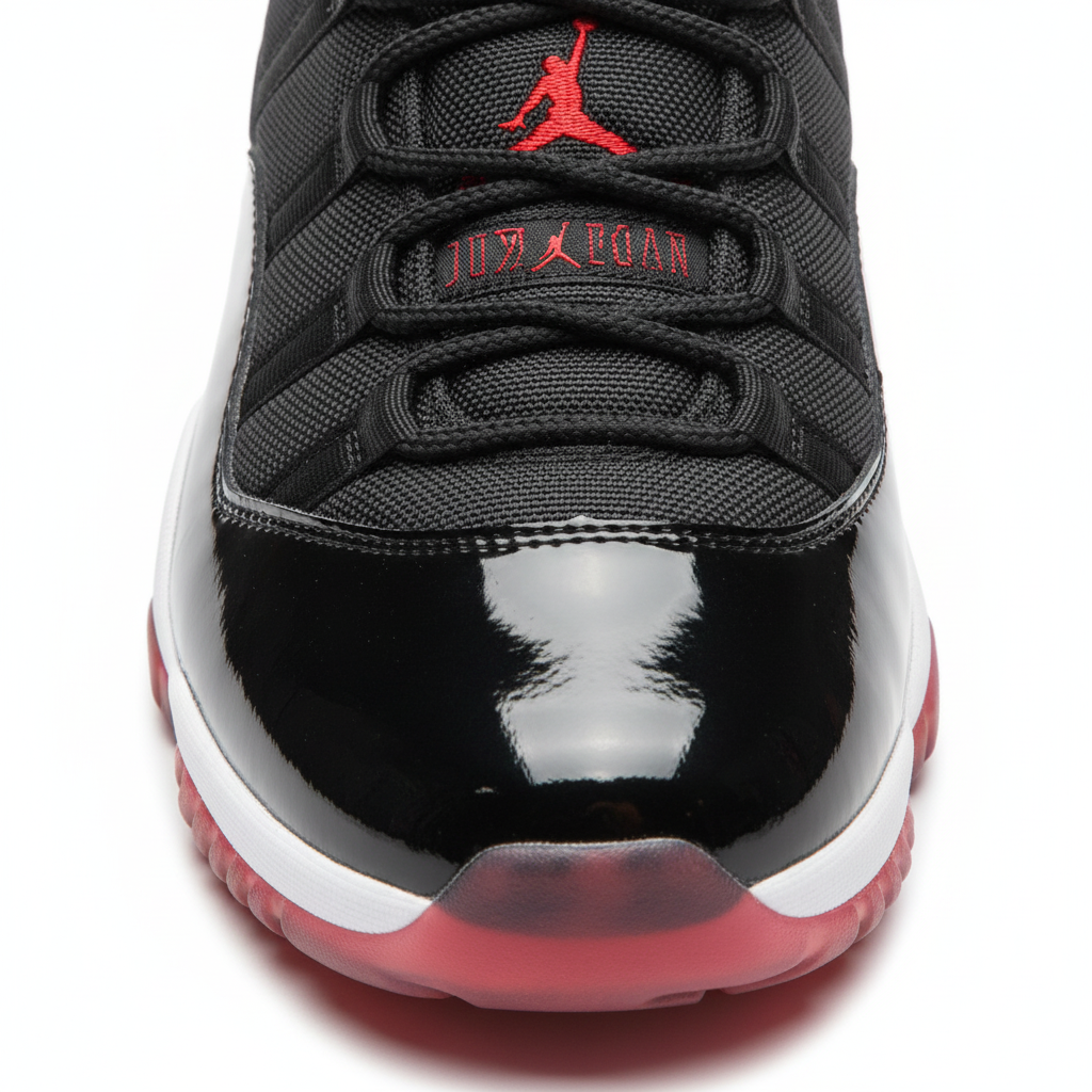 JRDN 11 Retro Bred - Detalle Jumpman rojo