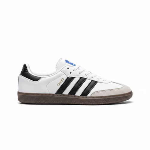 Adidas Samba Clásica vista lateral fondo blanco