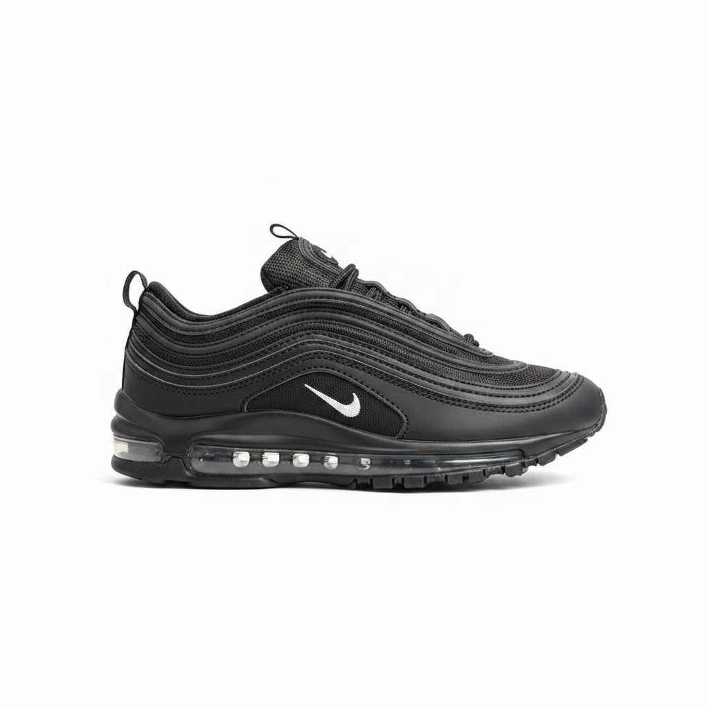 NK Air Max 97 Negro Total - Vista lateral