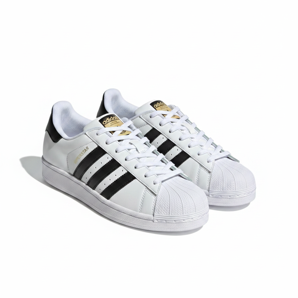 Adidas Superstar Blanco Negro par completo