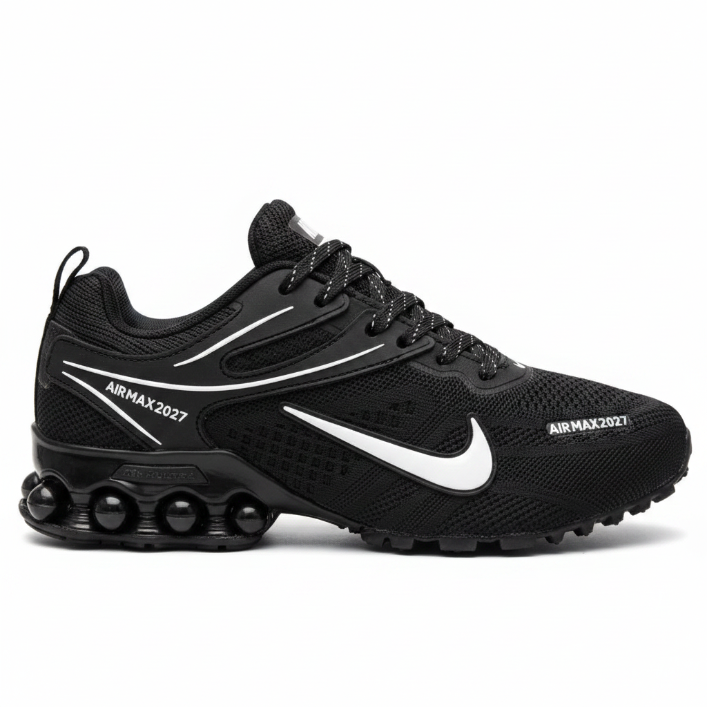 NK Air Max 2027 Burbuja Negra Blanca